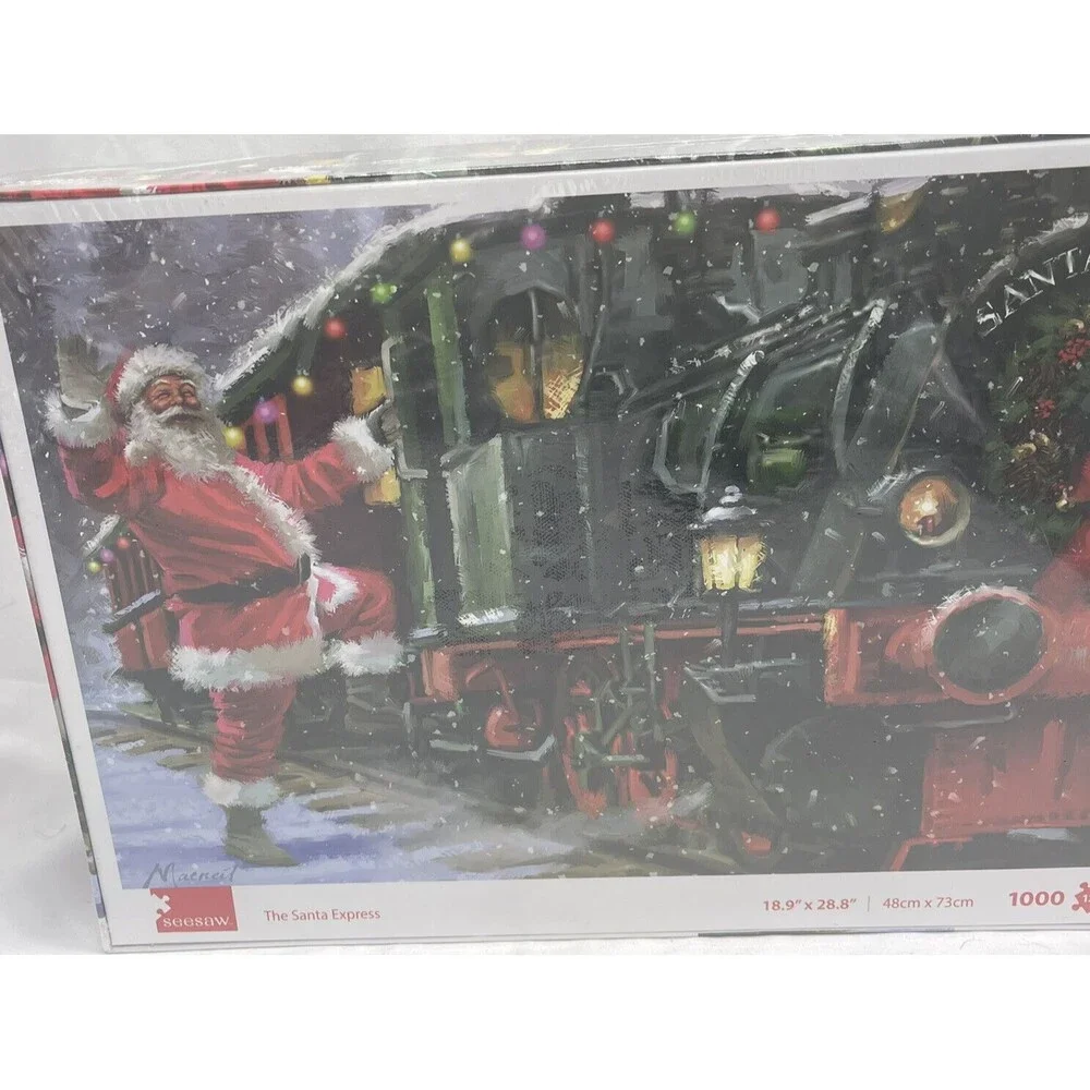 Seesaw 1000 Piece Christmas Jigsaw Puzzle The Santa Express 18.9